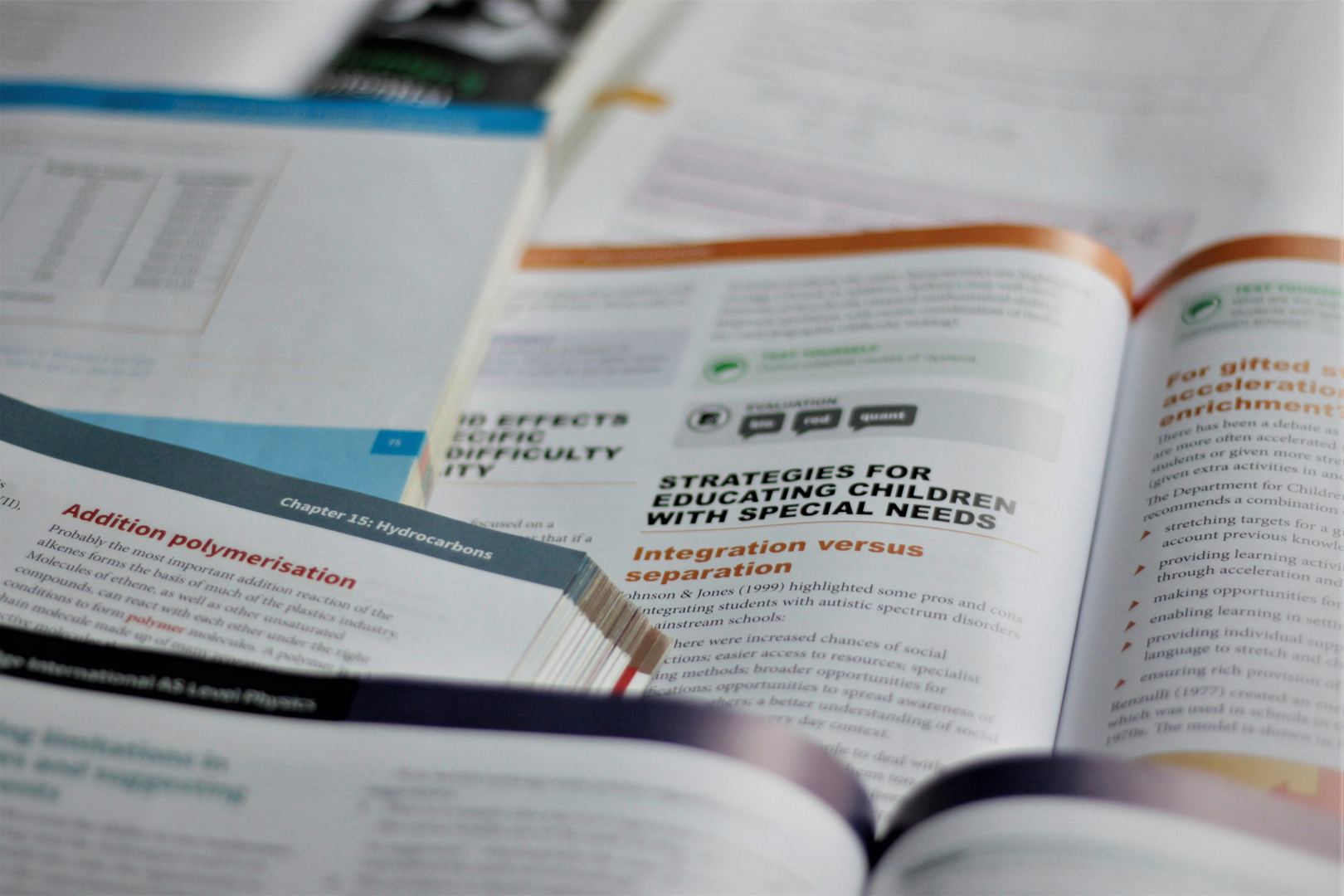 Open research journal with academic publications